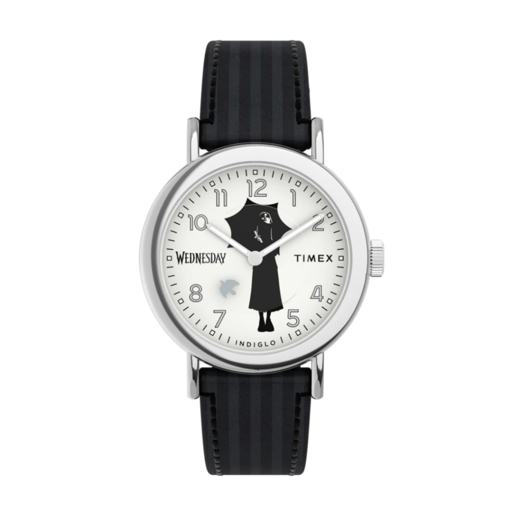 Timex TW2Y19400 Timex x Wednesday Weekender 37mm Leather Strap Watch  นาฬิกา นาฬิกาข้อมือ นาฬิกาข้อม