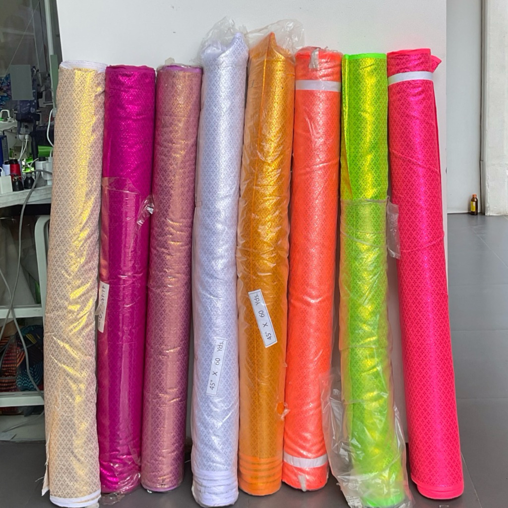 ผ้าตาด ลายไทย ดิ้นเงินดิ้นทอง หน้ากว้าง 45“ นิ้ว (หลา) F0012-Y ราคา ถูกที่สุด ดีลบีเคเค แกลเลอรีภาพที่ 6