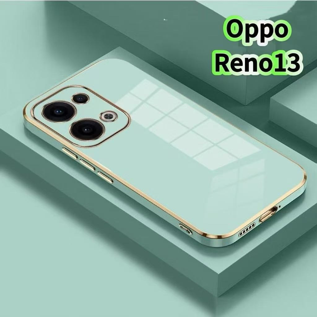 เคส TPU ขอบตรง สำหรับOppo Reno14 Pro 14F Reno13 Pro 13F กันกระแทก Reno14F Reno13F Reno14pro