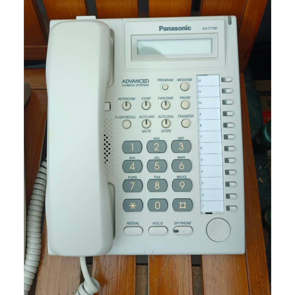 Panasonic โทรศัพท์คีย์ KX-T7730X(มือสอง)ประกันสินค้า ใช้ร่วมกับตู้สาขาPanasonic เท่านั้น
