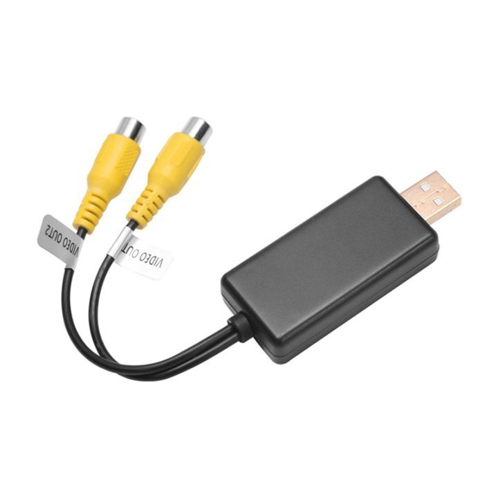 ตัวแปลง USB TO AV สำหรับต่อจอแอนดรอยเข้ากับ USB แปลงเป็นสาย AV ต่อเข้าจอเพดาน หรือ จอต่างๆภายในรถยนต