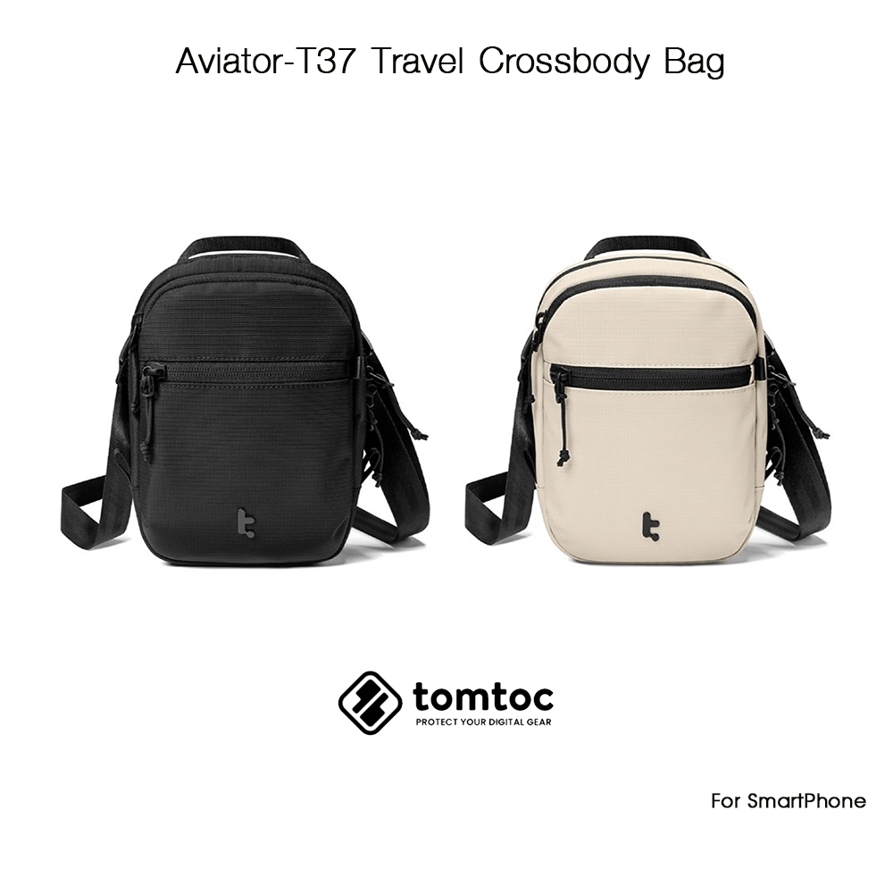 TOMTOC Aviator-T37 Travel Crossbody Bag กระเป๋าสะพายข้างเกรดพรีเมี่ยม สำหรับ SmartPhone และอุปกรณ์อื