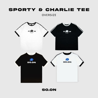 SO.ON เสื้อยืดทรง Oversize รุ่น Tee Sporty / Charlie Tee