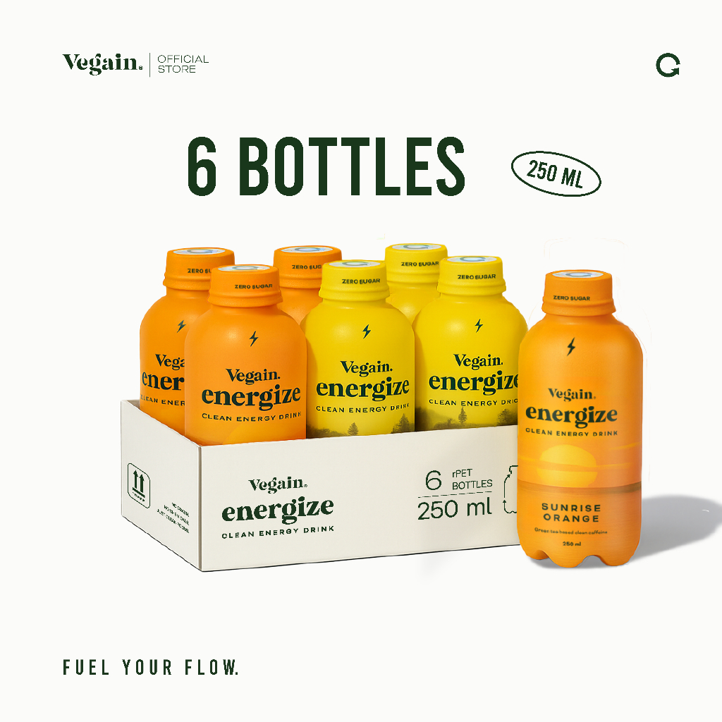 Vegain Energize (250ml) –  6 Bottles