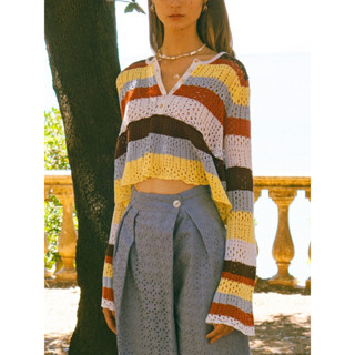 (พร้อมส่ง) Perana new summer Knit - เสื้อแขนยาว BELLA BLOUSE