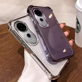 เคสใส ขอบสี การเลนส์กล้อง สำหรับ Vivo V60 lite V50 V50lite V40 V40Pro V30 V30Pro V60lite กันกระแทกสี่มุม