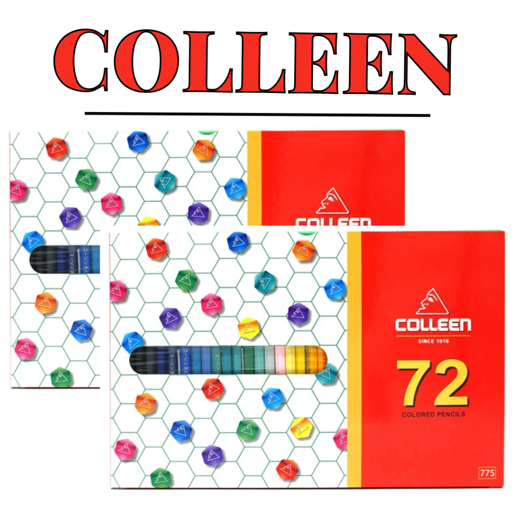 colleen สีไม้คลอลีน สีcolleen 72 สี 1หัว จำนวน 1 กล่อง