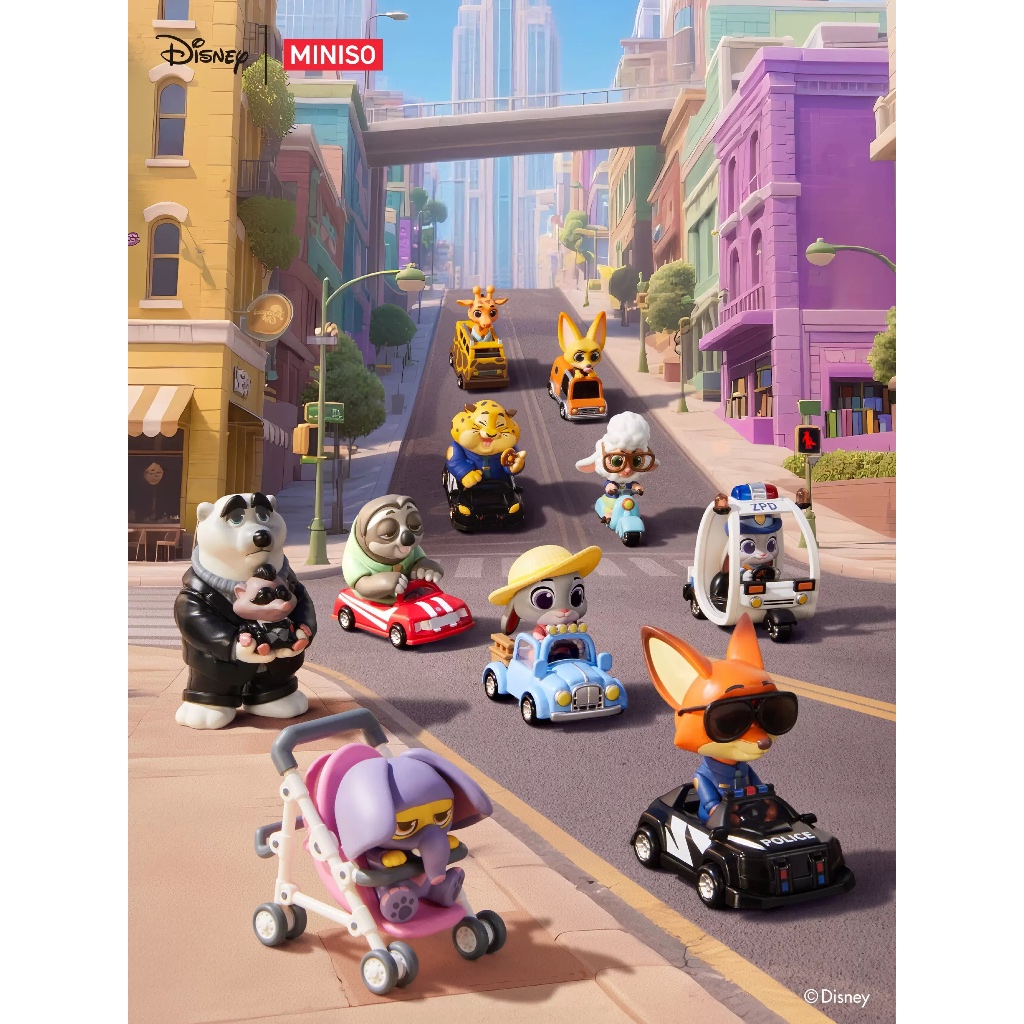 [Pre-Order] Disney Zootopia Car series ลิขสิทธิ์แท้ 🚗 MINISO ของสะสม