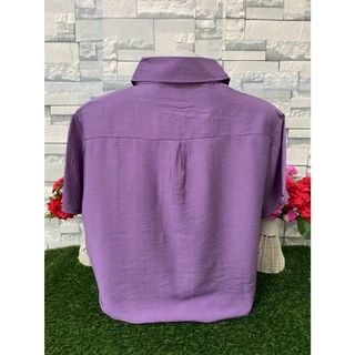 เสื้อคอปก ผ้าสปัน เสื้อคุณแม่ เนื้อผ้าเบาใส่สบาย รอบอก40-44นิ้ว รุ่น603