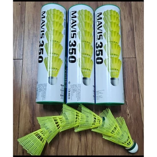 ลูกแบดมินตันพลาสติก Yonex MAVIS 10 และ Mavis 350 (Slow & Middle) ของแท้ 100% มีใบรับรองจาก Yonex THAILAND (6 ลูก/หลอด)