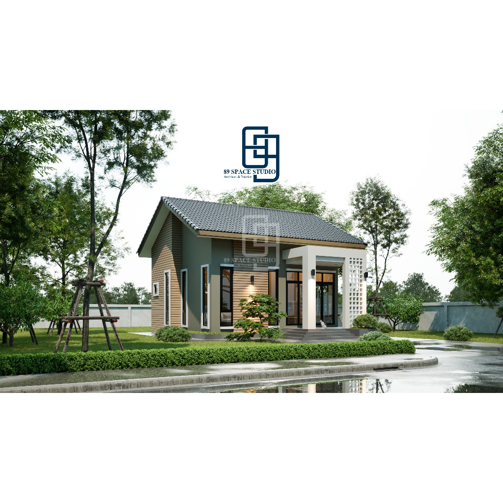 แบบบ้านพักอาศัยชั้นเดียว - 89SP-004