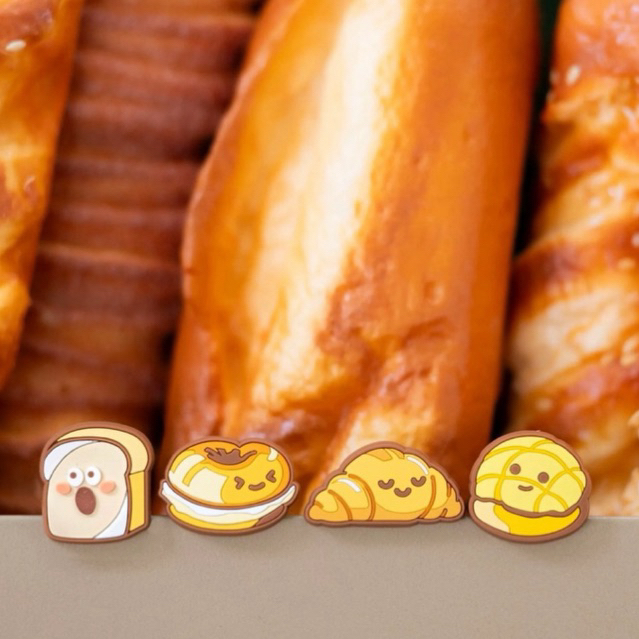 [พร้อมส่ง] Gusto Bread Tennis dampener กันสะเทือนไม้เทนนิส ลาย Bread ขนมปัง 🍞🥐🥯