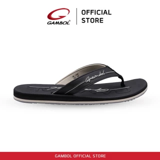 GAMBOL แกมโบล SIGNATURE รองเท้าแตะแบบหนีบชาย รุ่น GM11457 Size 40-44