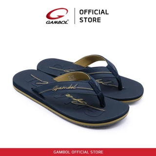 GAMBOL แกมโบล SIGNATURE รองเท้าแตะแบบหนีบชาย รุ่น GM11457 Size 40-44