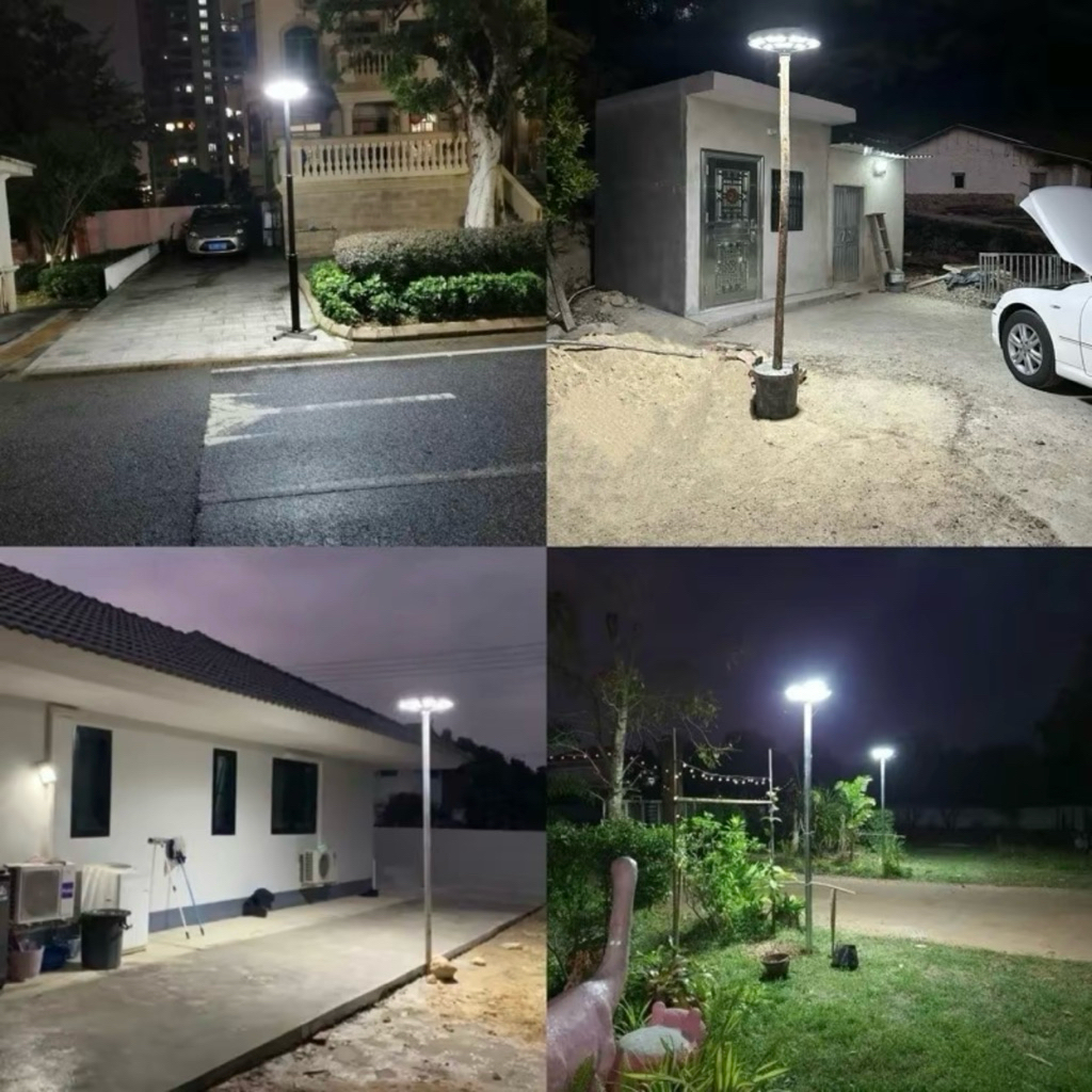 BIN UFO โซล่าเซลล์ รุ่น500000W 3ชั้น ขนาด 61 ซม สว่างถึงเช้า U02 - รูปที่ 7