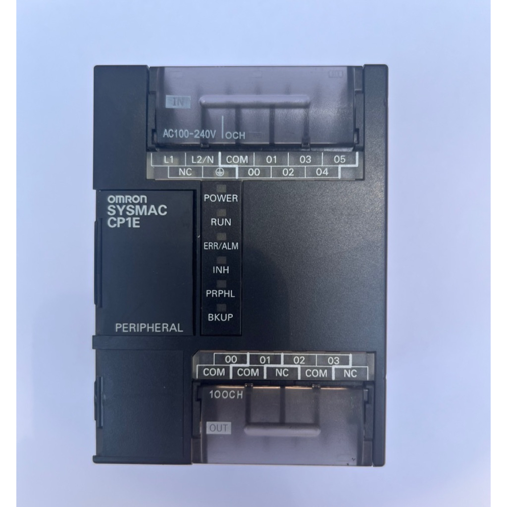 PLC OMRON  CP1L-E10DR-A มือสอง พร้อมเขียนโปรแกรมฟรี