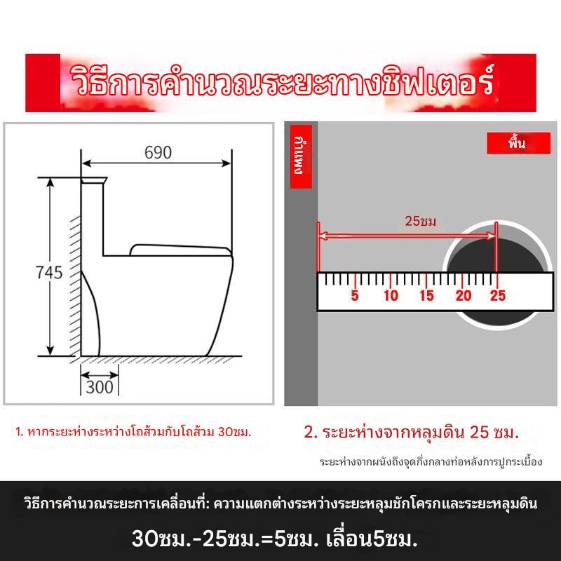 ท่อต่อชักโครก ท่อขยับ 2.5cm/5cm/7.5cm/10cm/12.5cm ตัวเชื่อมต่อหน้าแปลนชักโครก - รูปที่ 4
