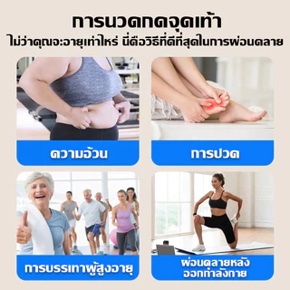 HOPTECH แผ่นนวดเท้า มีจุดสัมพัสแม่เหล็ก ช่วยให้ผ่อนคลาย เสริมนวดจุด ระบบไหลเวียนเลือดดี บริการส่งด่วน