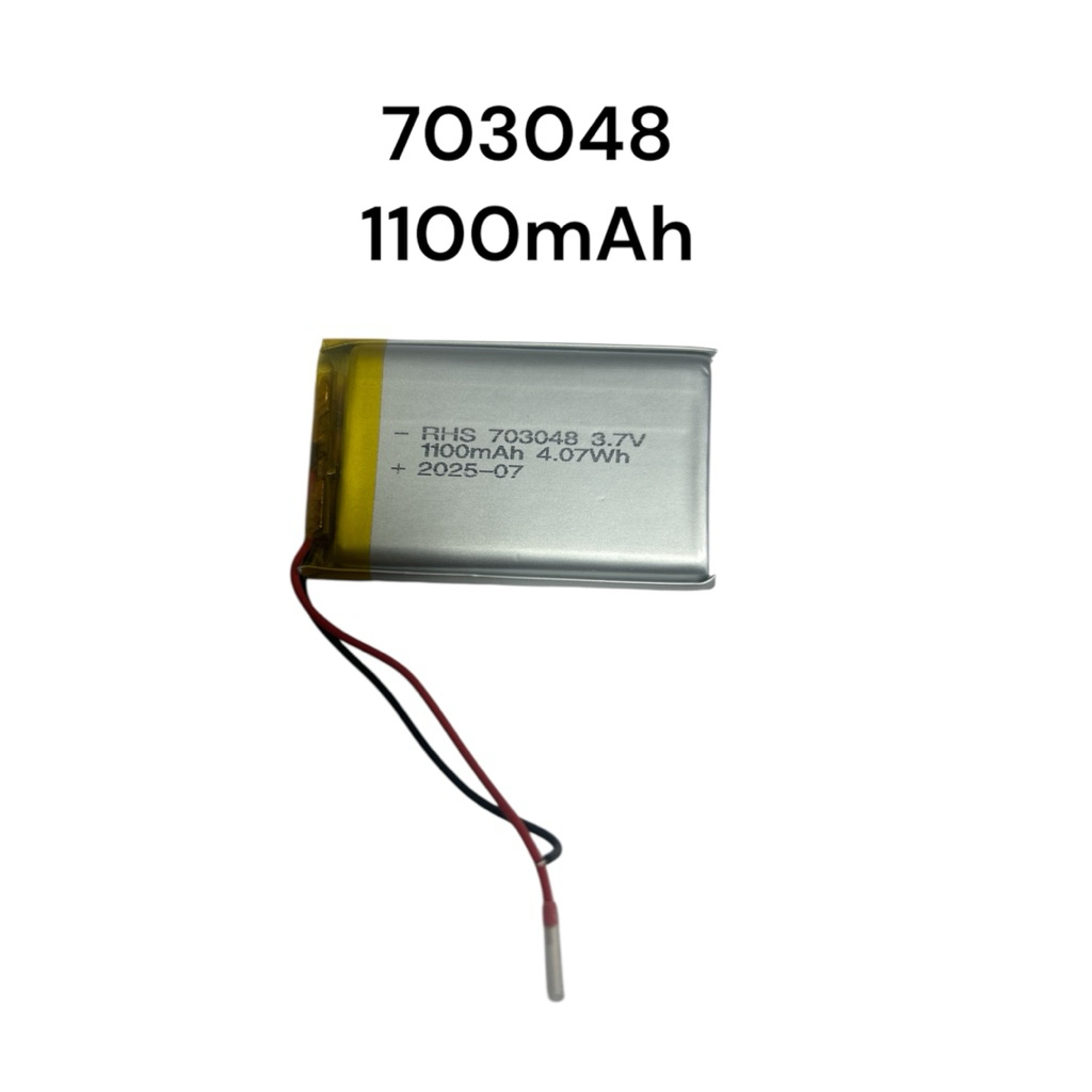 753048 703048 1100mahแบตเตอรี่ 3.7v Rechargeable แบตเตอรี่สำหรับ เครื่องเล่นลำโพง MP3 DVD GPS VR DVR