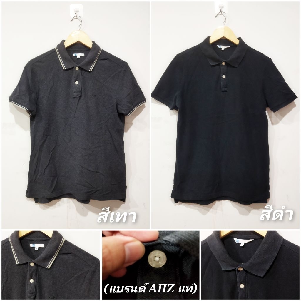 เสื้อโปโล AIIZ (เอ ทู แซด) ผู้ชายsize.M สภาพดี95%