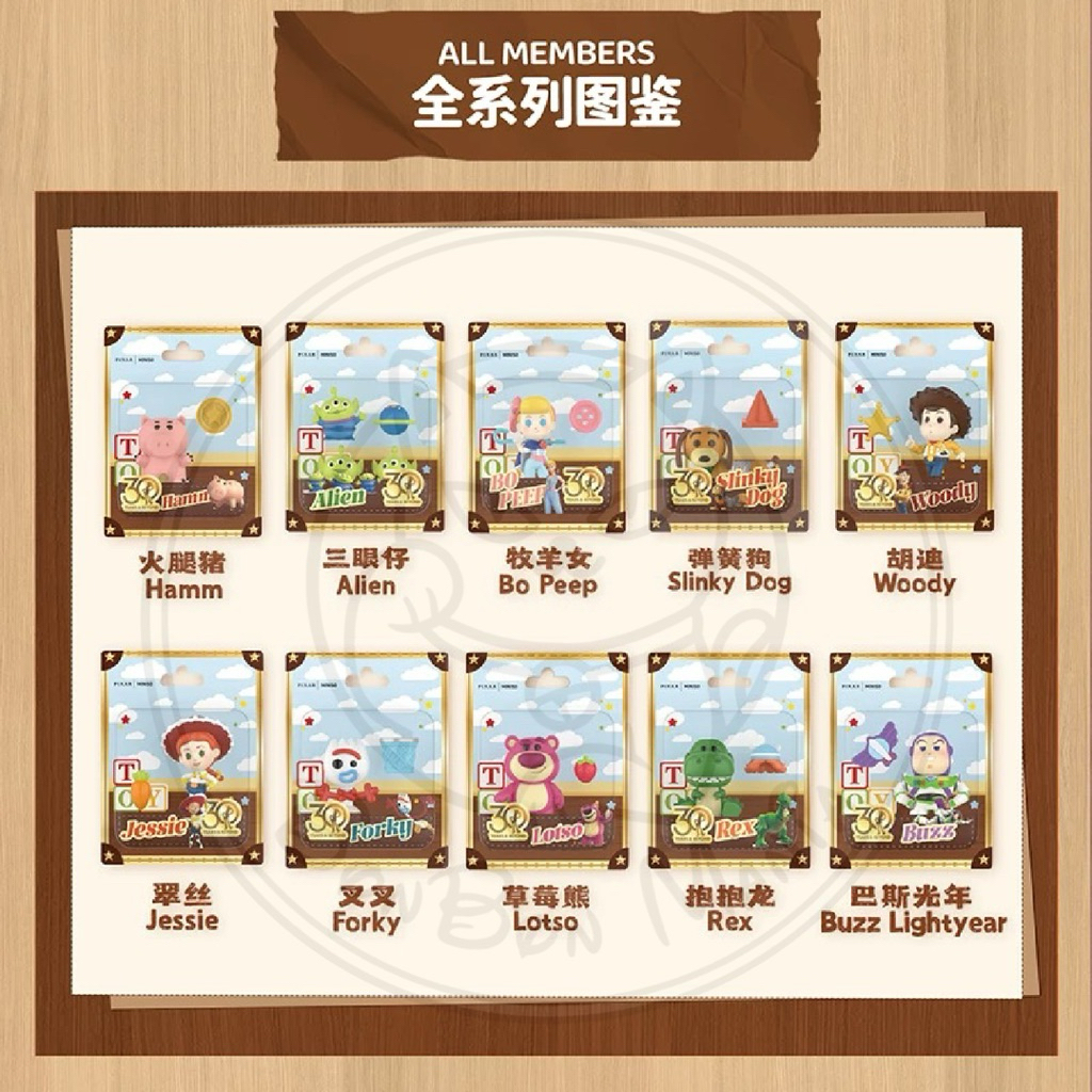 [แบบแยก-เลือกตัวได้]Miniso Disney Pixar Toy Story 30Years & Beyond Unlimited Play Magnetic series blind box set - รูปที่ 3