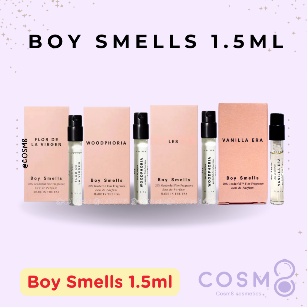 [ลด30% ใช้โค้ดไลฟ์/Shopee Video]✅พร้อมส่ง ✅แท้ Boy Smells  EDP 1.5ml ไวออล