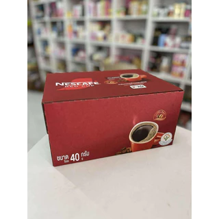40 กรัม x 5 ซอง เนสกาแฟ เรดคัพ กาแฟสำเร็จรูปคั่วบดละเอียด หอมกรุ่น ละมุน รสชาติเข้มข้น