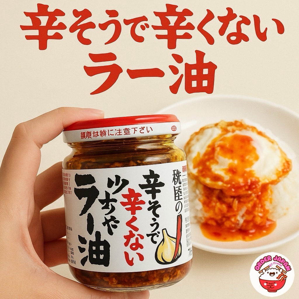 TABERU LAYU น้ำมันพริกเผาผสมกระเทียมกรอบจากญี่ปุ่น Momoya spicy oil 110g นัวๆฟินๆอยากให้ลอง