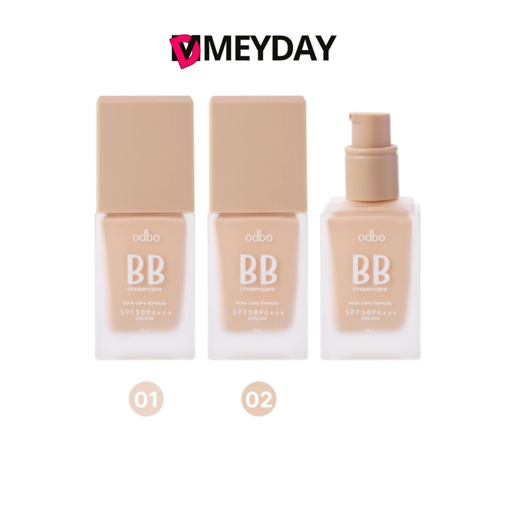 (OD4002) Odbo โอดีบีโอ บีบี ครีม + แคร์ เอสพีเอฟ 50 พีเอ +++ Bb Cream+care 30g.