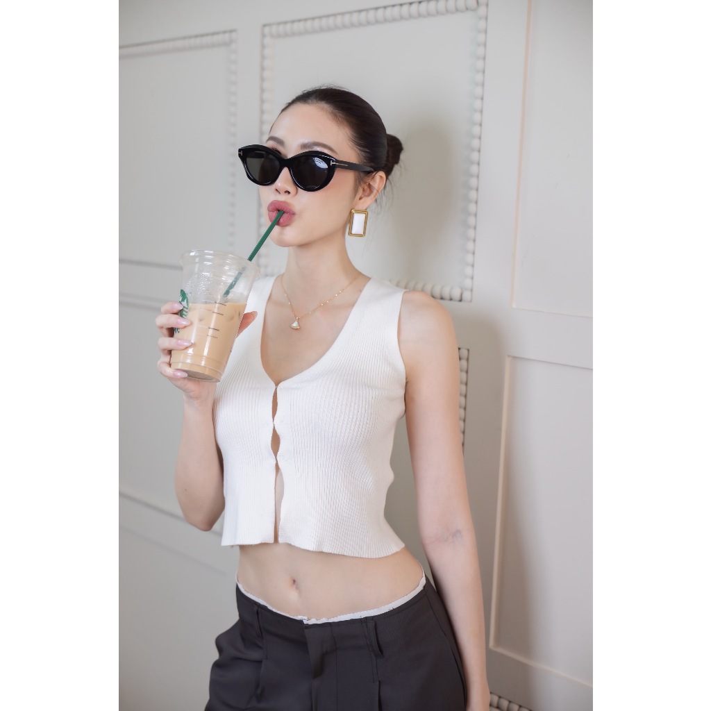 Studio39 - ST39T0003 Sleeveless knit top
