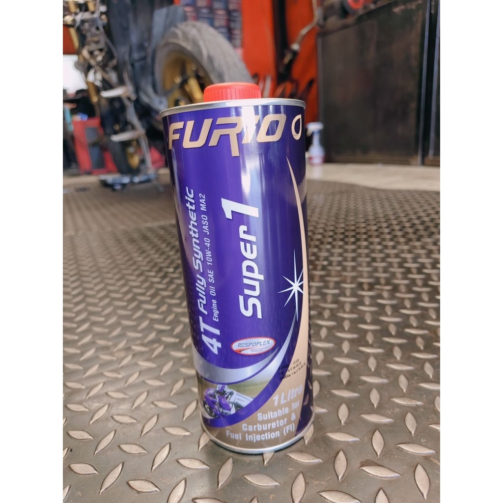 น้ำมันเครื่องบางจากFerio 4T 10W40 Fully Synthatic Super1 Jaso MA2