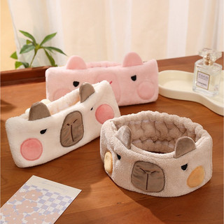 พร้อมส่ง !! ผ้าคาดผมลายน่ารัก ผ้าฟลีซ ยืดหยุ่น ขนนุ่ม