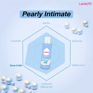 Lactacydแลคตาซิดผลิตภัณฑ์ทำความสะอาดจุดซ่อนเร้นสูตรเพิร์ลลี่อินทิเมต 150มล.
