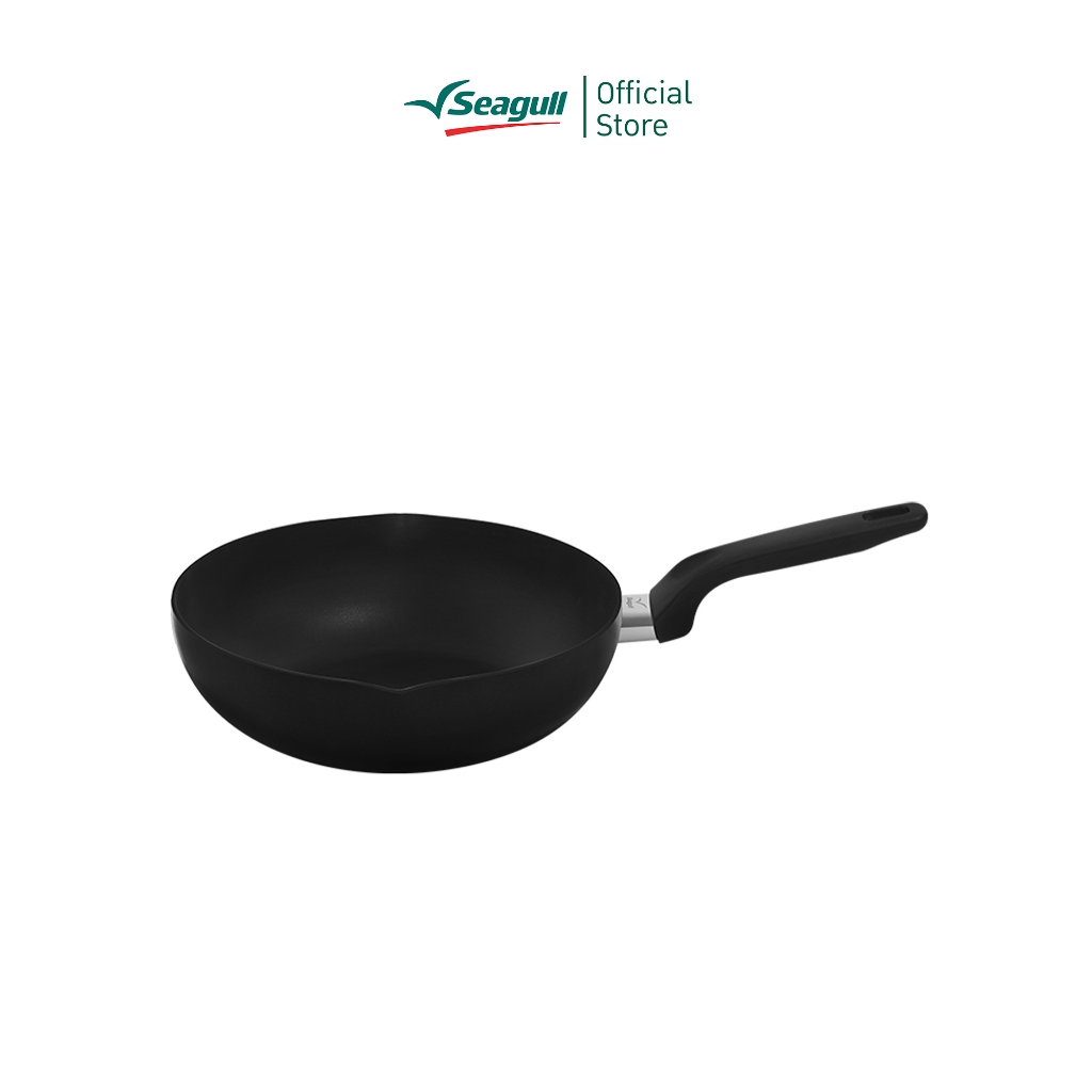 Seagull กระทะทรงลึก มาราธอน ขนาด 28 ซม. Marathon Deep Fry Pan