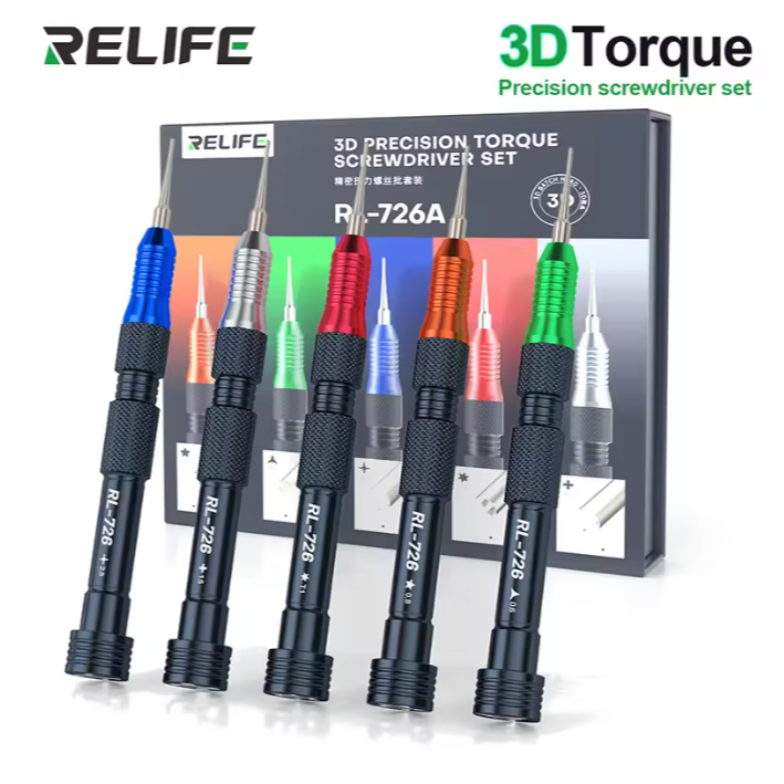 ชุดไขควง RELIFE RL‑726A สำหรับช่างซ่อมมือถือและงานอิเล็กทรอนิกส์