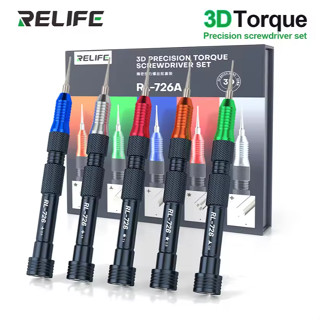 ชุดไขควง RELIFE RL‑726A สำหรับช่างซ่อมมือถือและงานอิเล็กทรอน…