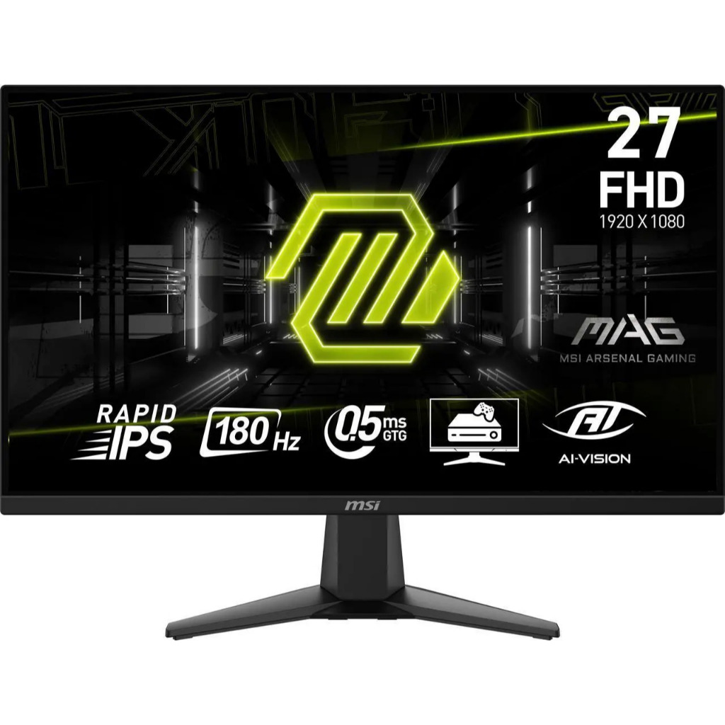MONITOR (จอมอนิเตอร์) MSI MAG 275F 27" IPS 1920x1080 FHD 180Hz DP/HDMI