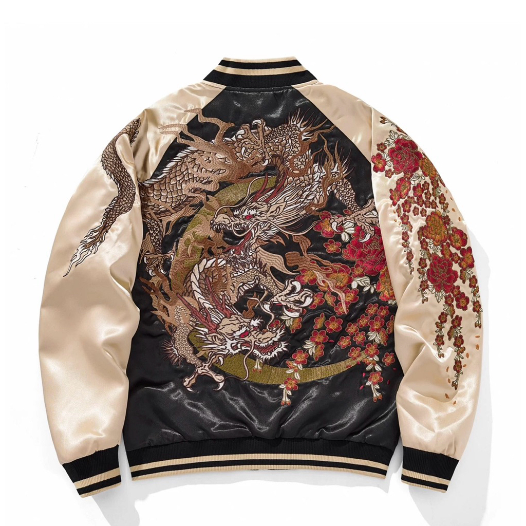 เสื้อ sukajan jacket เสื้อปักลายญี่ปุ่น เสื้อซูกะจัน สุกะจัน มังกร