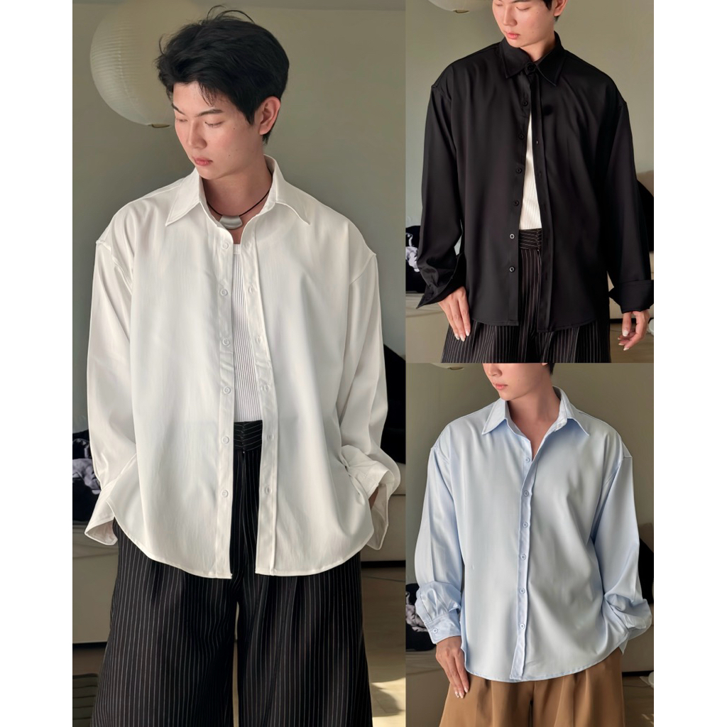 Premium Oversized Shirt เสื้อเชิตทรงโอเวอร์ไซส์