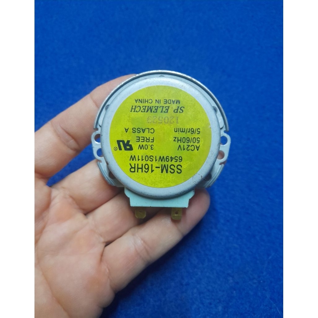 มอเตอร์หมุนจานไมโครเวฟ LG. (รูปถ่ายตัวสินค้าจริง) มือสองของแท้100%ริ้วรอยตามรูป ใช้งานได้ปกติ