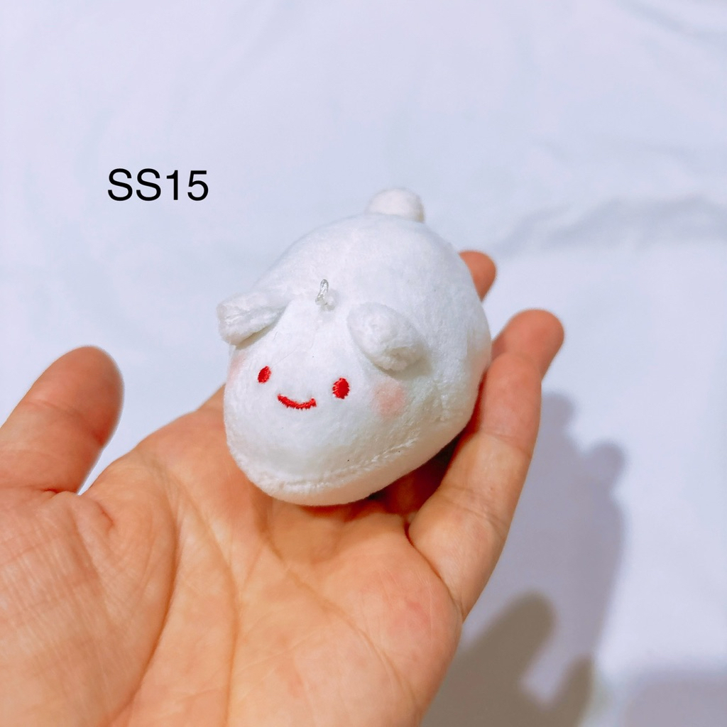 พวงกุญแจ ตุ๊กตา ทาก กระต่าย rabbit sea slug keychain ตาจุด