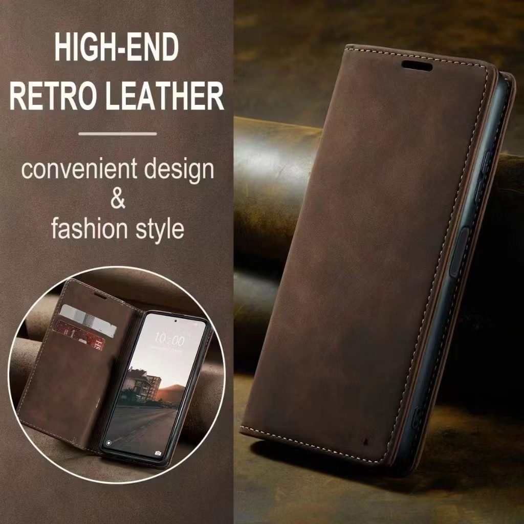 ส่งด่วน เคสเปิดปิด เคสฝาพับ ล็อค สำหับ oppo reno 4 reno 5  เคสมีแม่เหล็ก กันกระแทก XUNTE 3