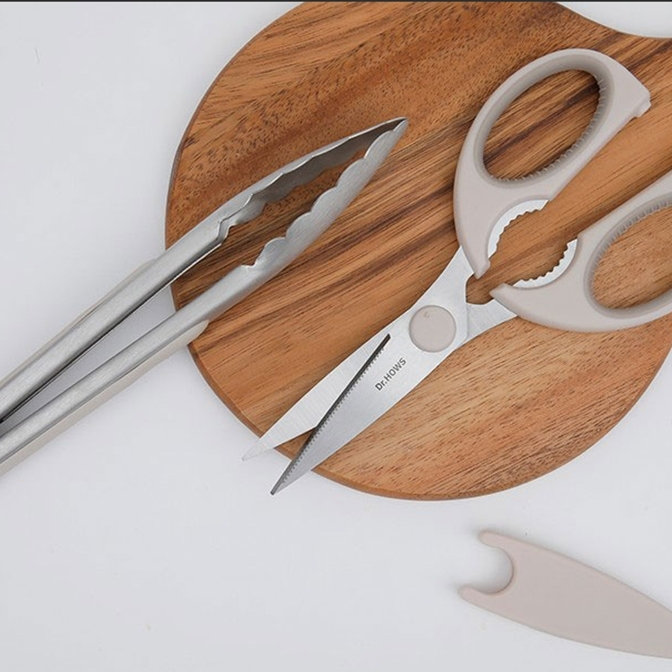 ( พร้อมส่ง ) Dr.Hows Scissors & Tongs Daily ชุดกรรไกร และ ทีคีบ สำหรับทำอาหาร