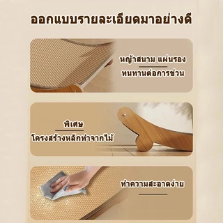 😻🐾 ที่ลับเล็บแมว ที่ลับเล็บเปลนอน กระดานลับเล็บแมว ที่นอนแมว เสาลับเล็บแมวป่านศรนารายณ์ ทนต่อการสึกหรอ จะไม่หล่นเศษ