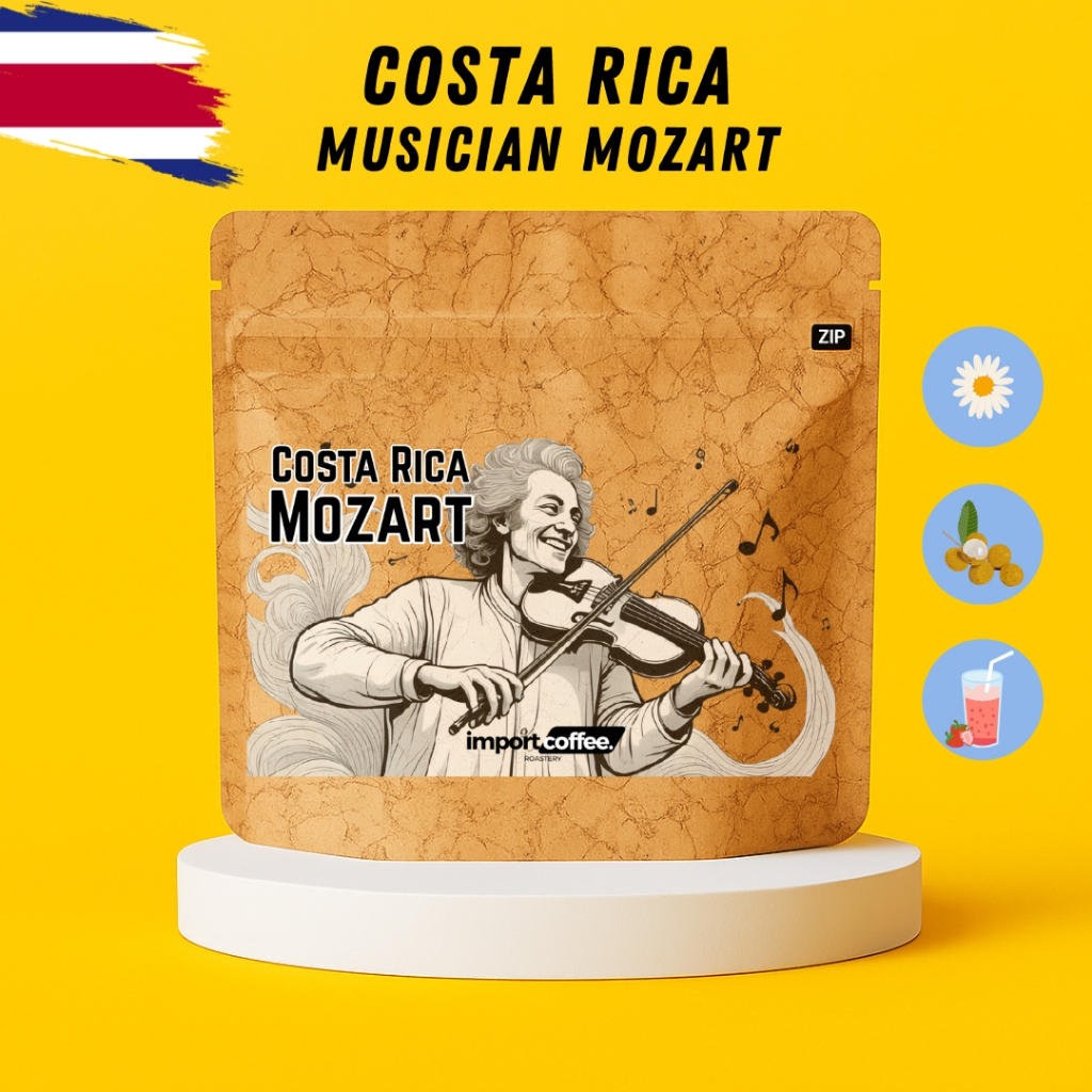 IMport coffee bean เมล็ดกาแฟคั่ว Costa Rica Mozart