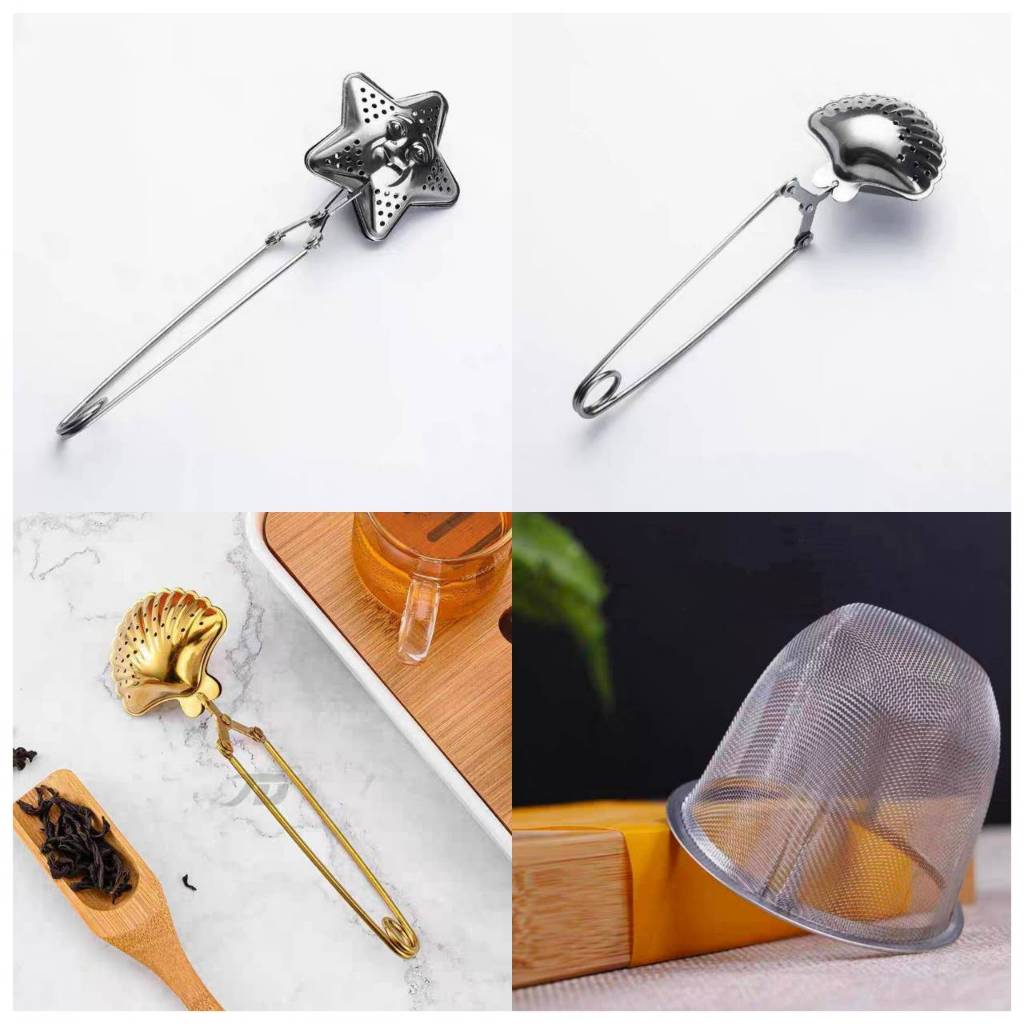 อุปกรณ์กรองเครื่องเทศ สมุนไพร ที่กรองใบชา สแตนเลส มีหลายขนาดให้เลือก 📌โปรดอ่านรายละเอียดก่อนสั่งซื้อค่ะ CH0437 CH0438