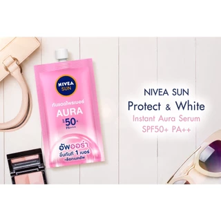 [ซอง] NIVEA SUN นีเวีย ซัน เซรั่มป้องกันแสงแดด 7 มล.
