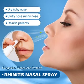 EELHOE nasal spray สำหรับผู้ใหญ่และเด็ก เพื่อบรรเทาอาการคัดจมูก คัดจมูก จาม และสเปรย์ดูแลจมูก.30ml