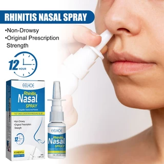 EELHOE nasal spray สำหรับผู้ใหญ่และเด็ก เพื่อบรรเทาอาการคัดจมูก คัดจมูก จาม และสเปรย์ดูแลจมูก.30ml