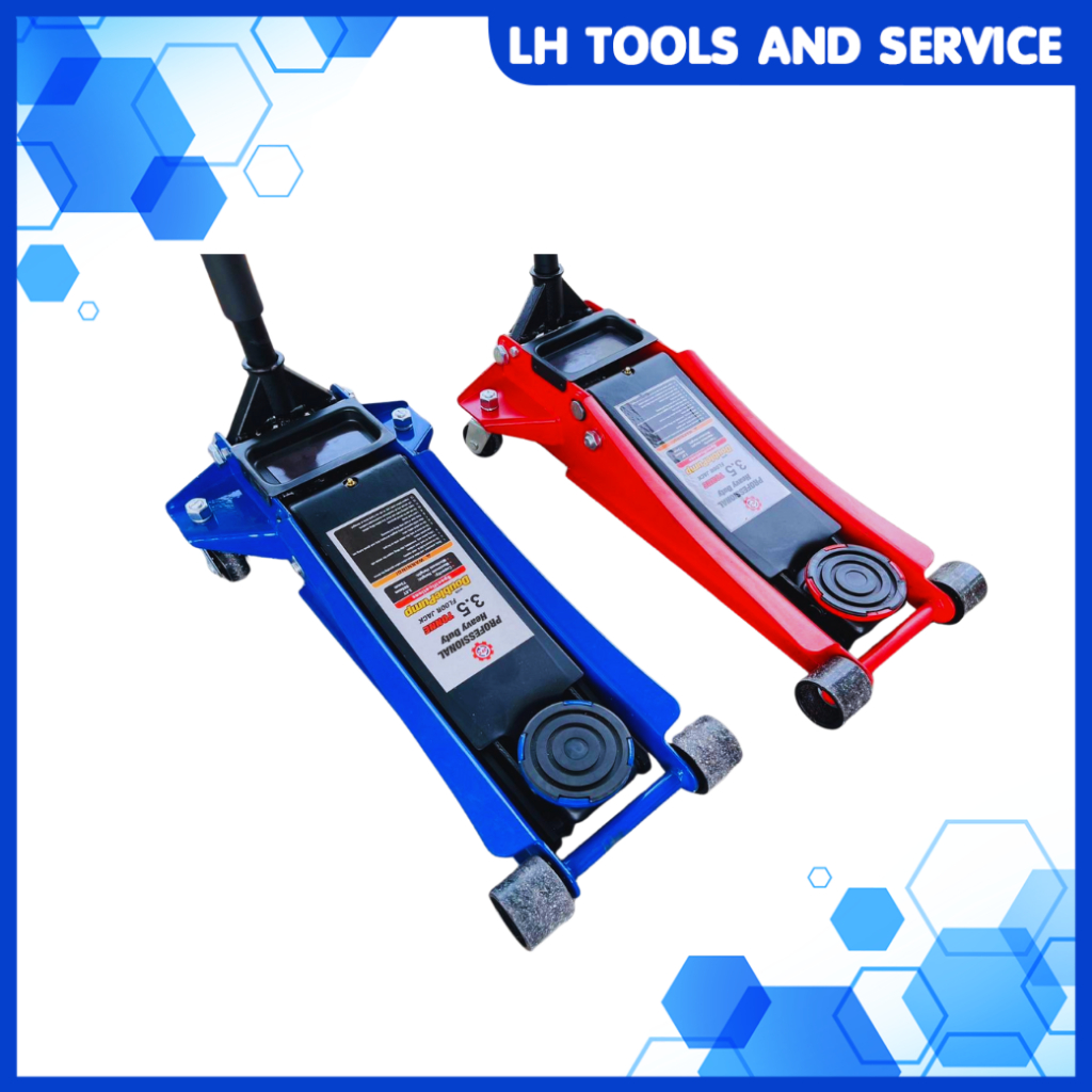 แม่แรงตะเข้ 3.5ตัน โหลดเตี้ย 2สูบ Hydraulic Jack 3.5Ton รุ่น32505 - รูปที่ 2